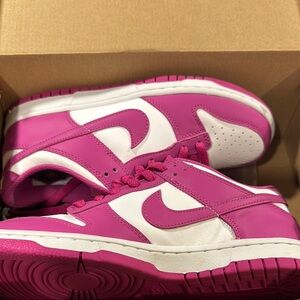Pink and White Sneakers
